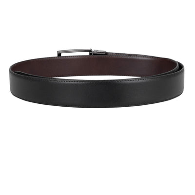 Formal Plain Leather Mens Belt - Black & Brown
