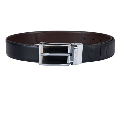 Formal Plain Leather Reversible Mens Belt - Black & Brown