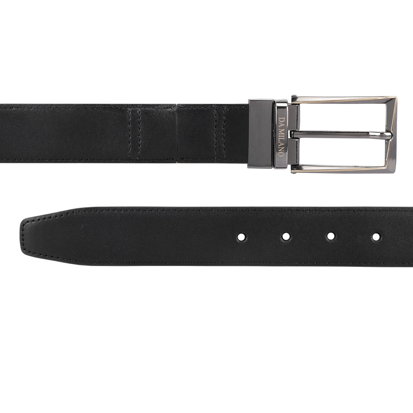 Formal Plain Leather Reversible Mens Belt - Black & Brown