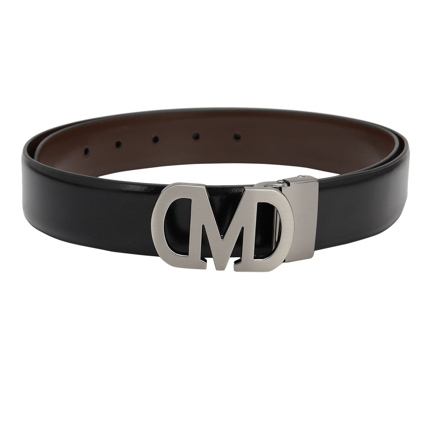 Casual Plain Leather Mens Belt