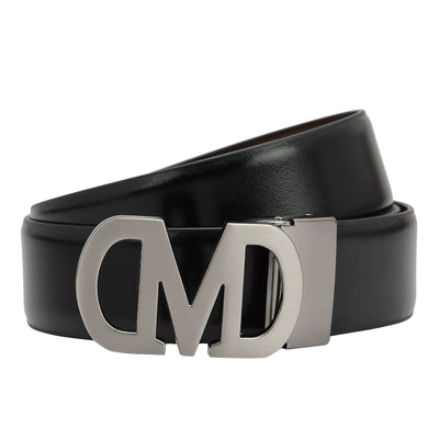 Casual Plain Leather Mens Belt