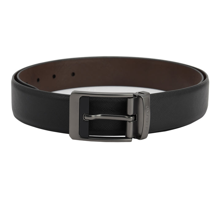 Formal Saffiano Leather Mens Belt