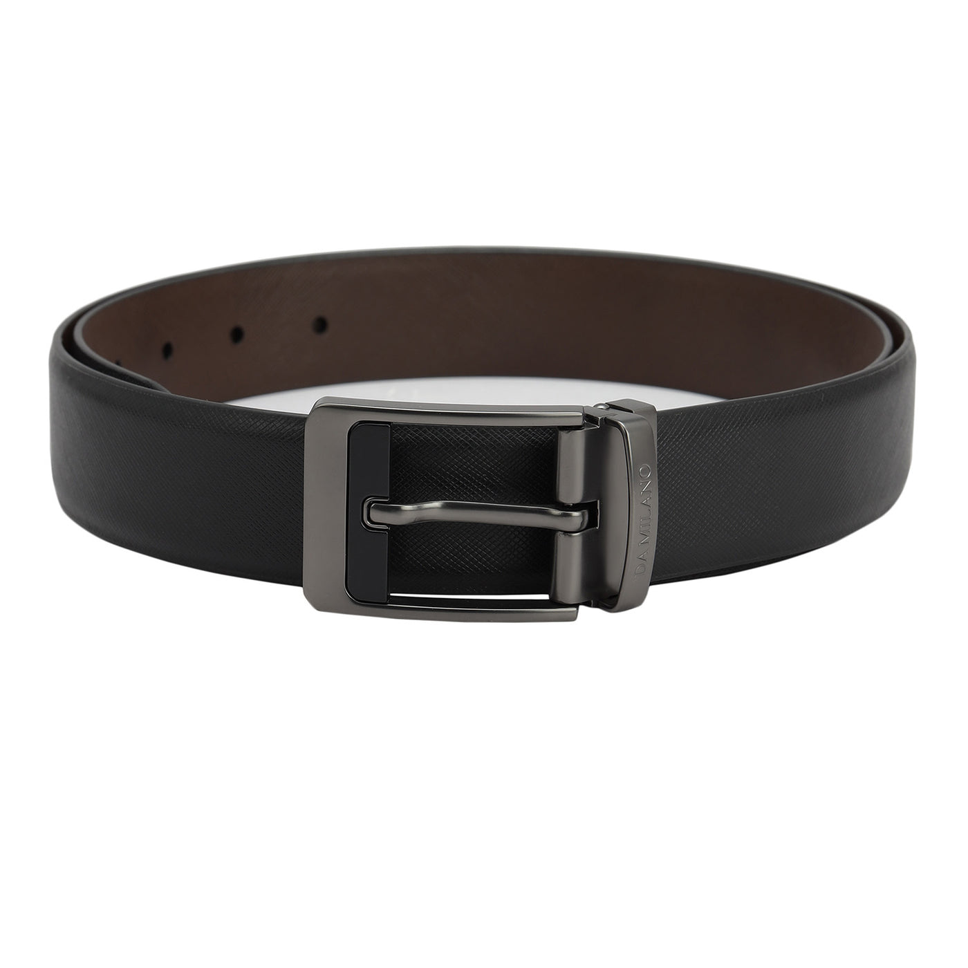 Formal Saffiano Leather Mens Belt