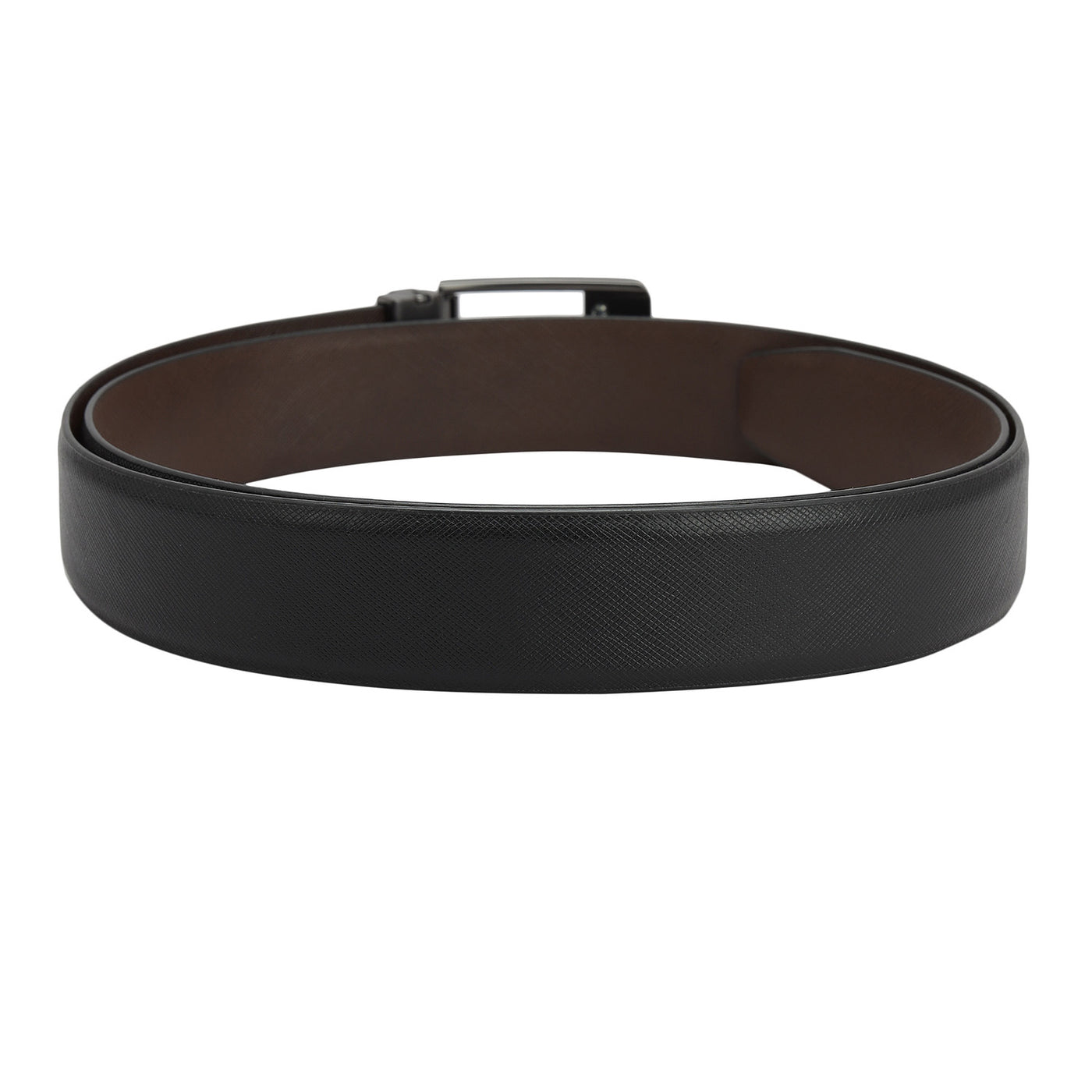 Formal Saffiano Leather Mens Belt