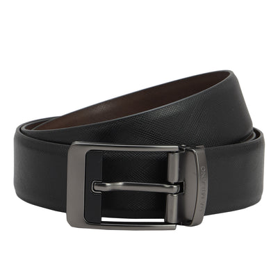 Formal Saffiano Leather Mens Belt