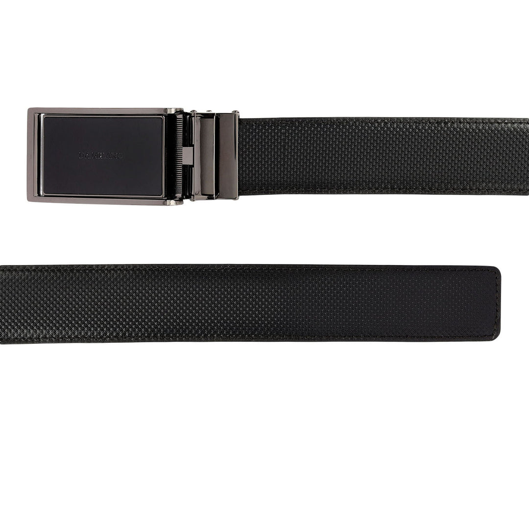 Formal Fish Leather Mens Belt-Black
