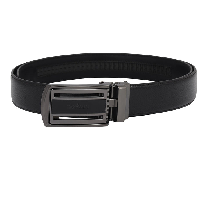 Formal Wax Leather Mens Belt-Black