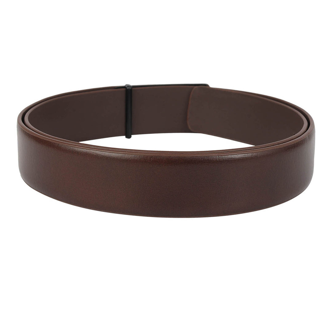 Semi Formal Aztec Leather Mens Belt - Brown