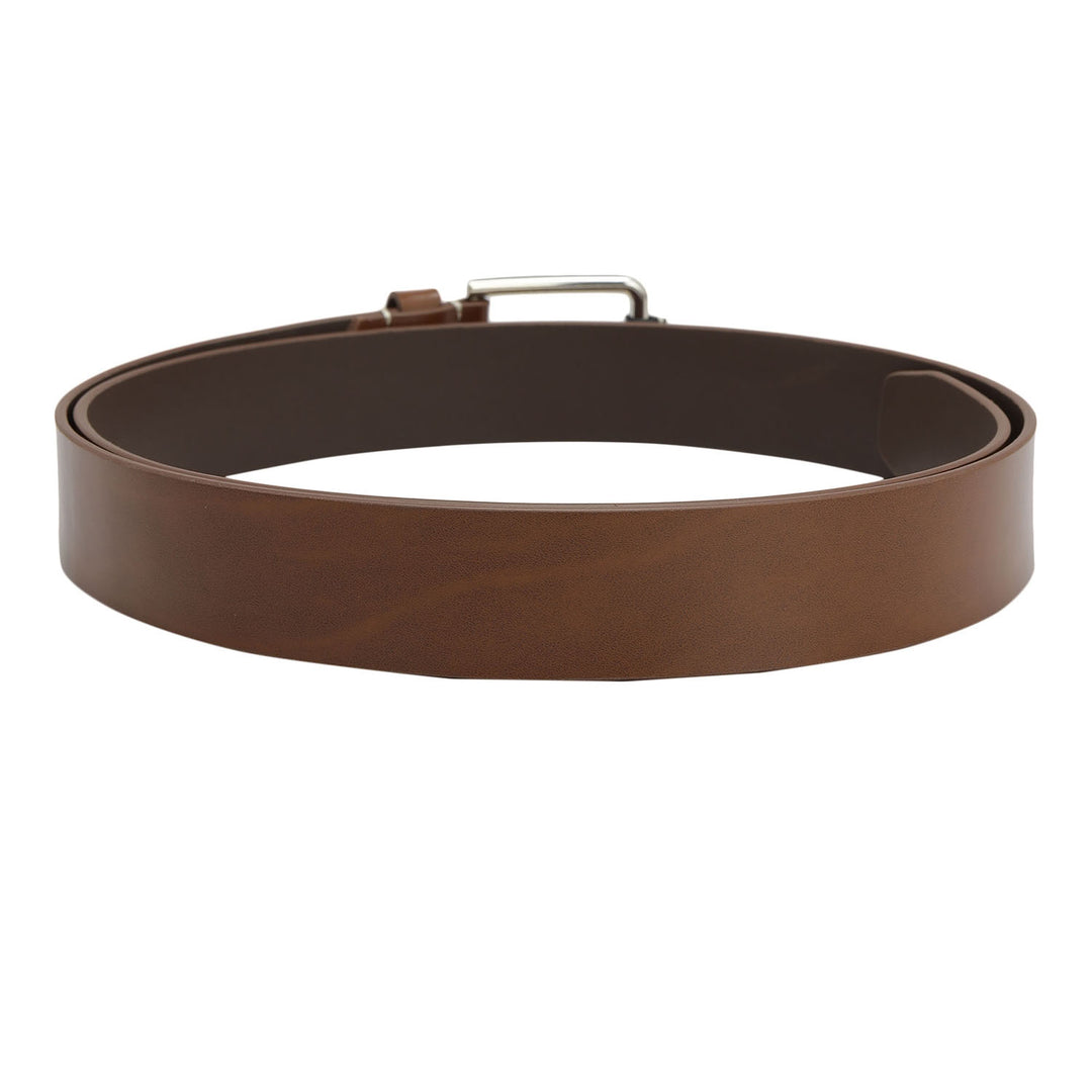 Casual Plain Leather Mens Belt
