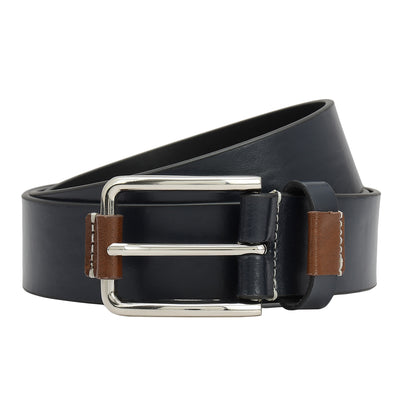 Casual Plain Leather Mens Belt