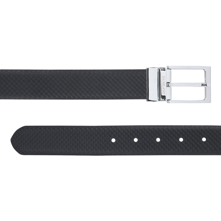Formal Carbon Leather Mens Belt-Black & Brown