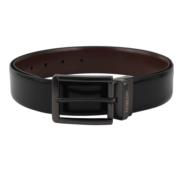 Formal Plain Leather Mens Belt - Black & Brown