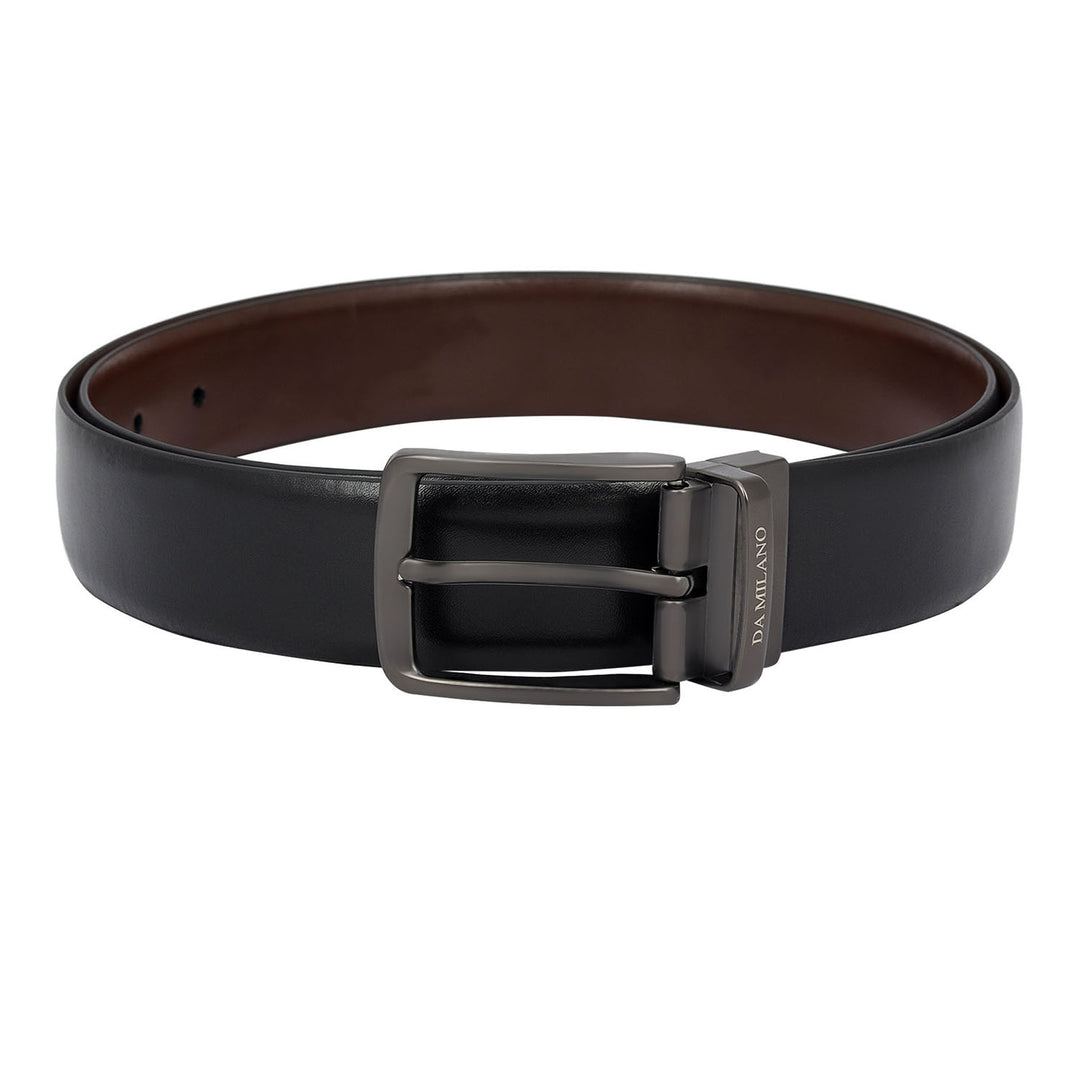 Formal Plain Leather Mens Belt - Black & Brown