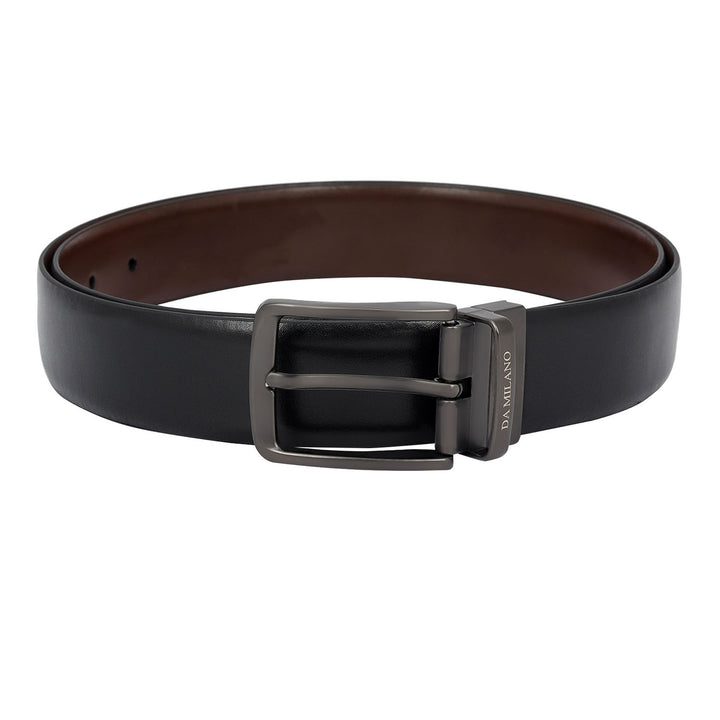Formal Plain Leather Mens Belt - Black & Brown