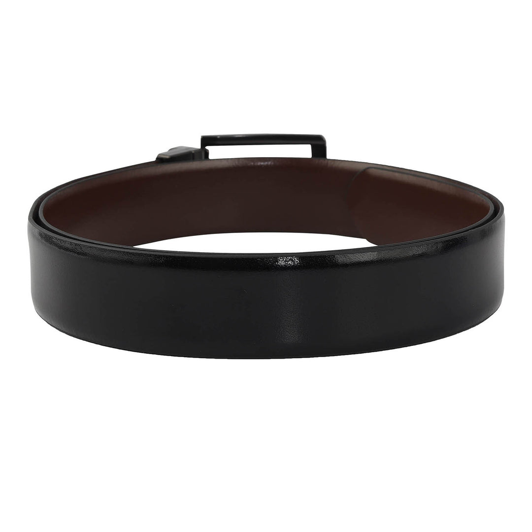 Formal Plain Leather Mens Belt - Black & Brown
