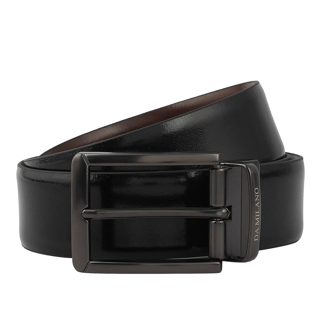 Formal Plain Leather Mens Belt - Black & Brown