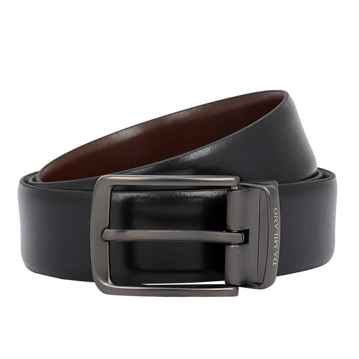 Formal Plain Leather Mens Belt - Black & Brown