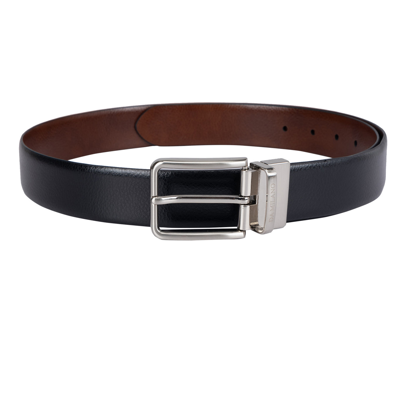 Formal Wax Leather Reversible Mens Belt - Black & Brown