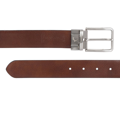 Formal Wax Leather Mens Belt - Black & Brown