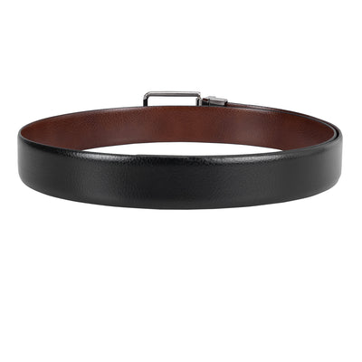 Formal Wax Leather Mens Belt - Black & Brown