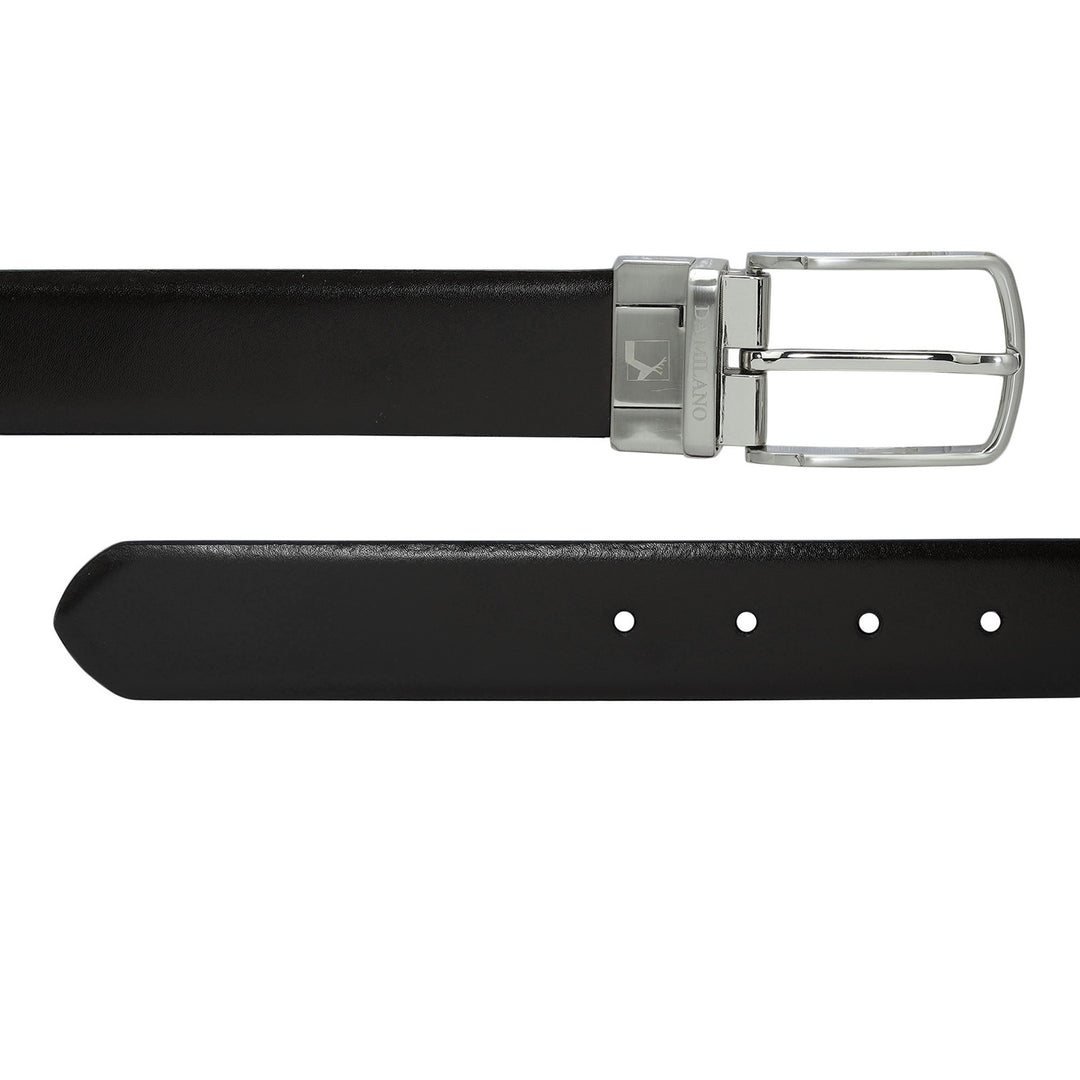 Formal Plain Leather Mens Belt - Tan & Black