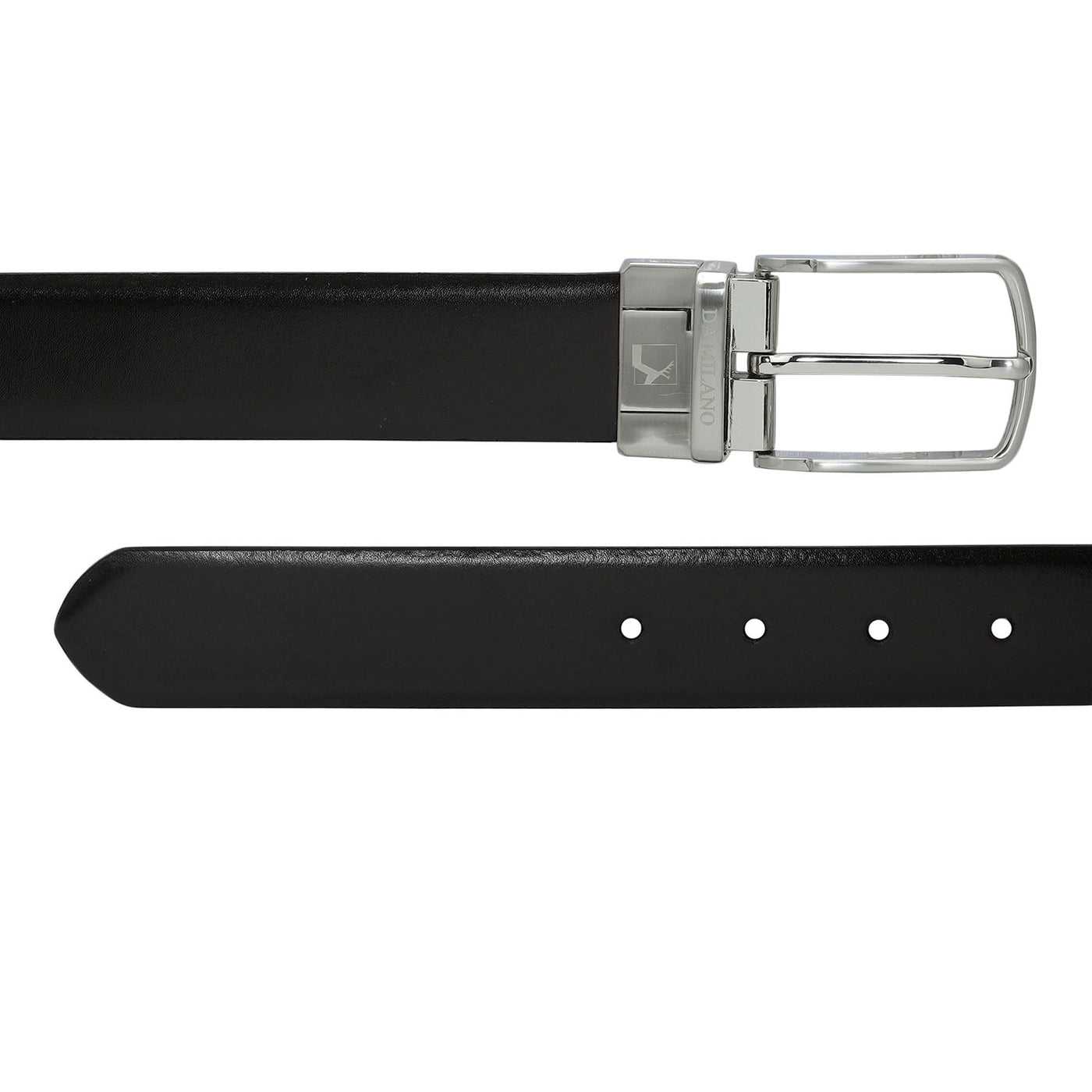 Formal Plain Leather Mens Belt - Tan & Black