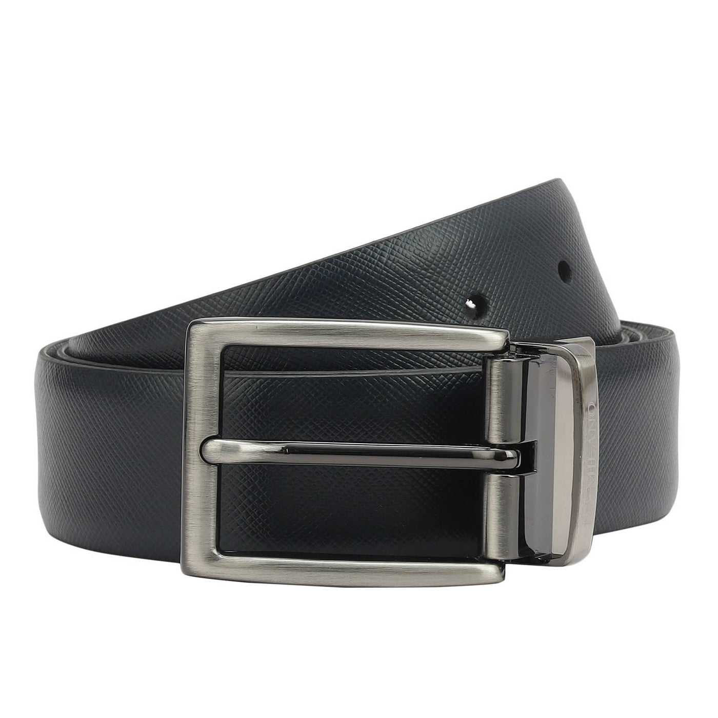 Formal Saffiano Leather Mens Belt