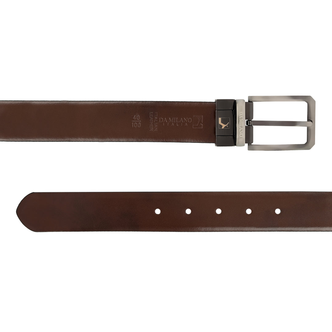 Formal Plain Leather Mens Belt - Black & Brown
