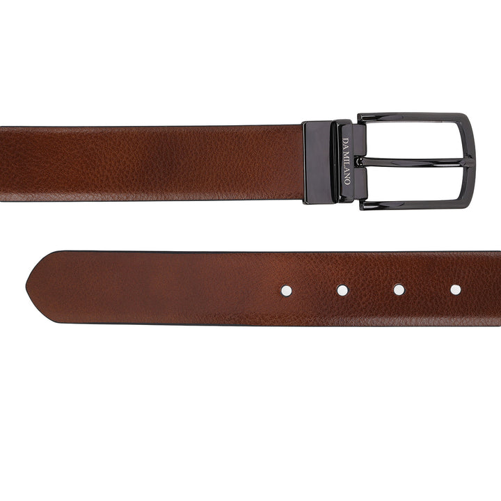Formal Wax Leather Mens Belt-BLACK