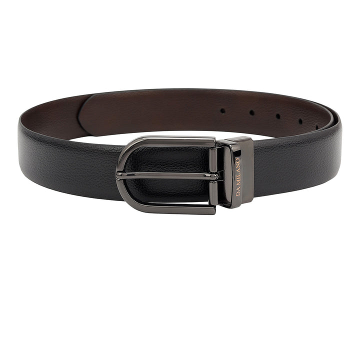 Casual Wax Leather Reversible Mens Belt - Black & Brown