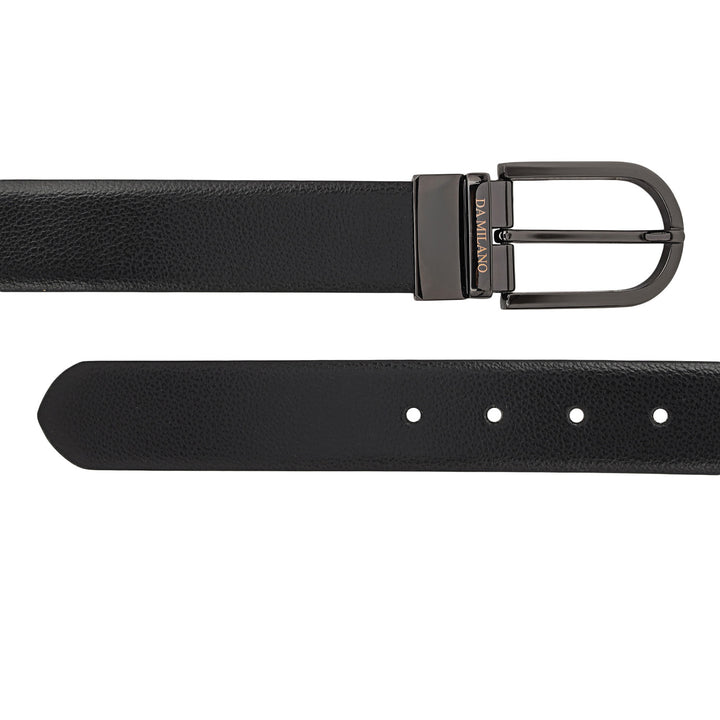 Casual Wax Leather Reversible Mens Belt - Black & Brown