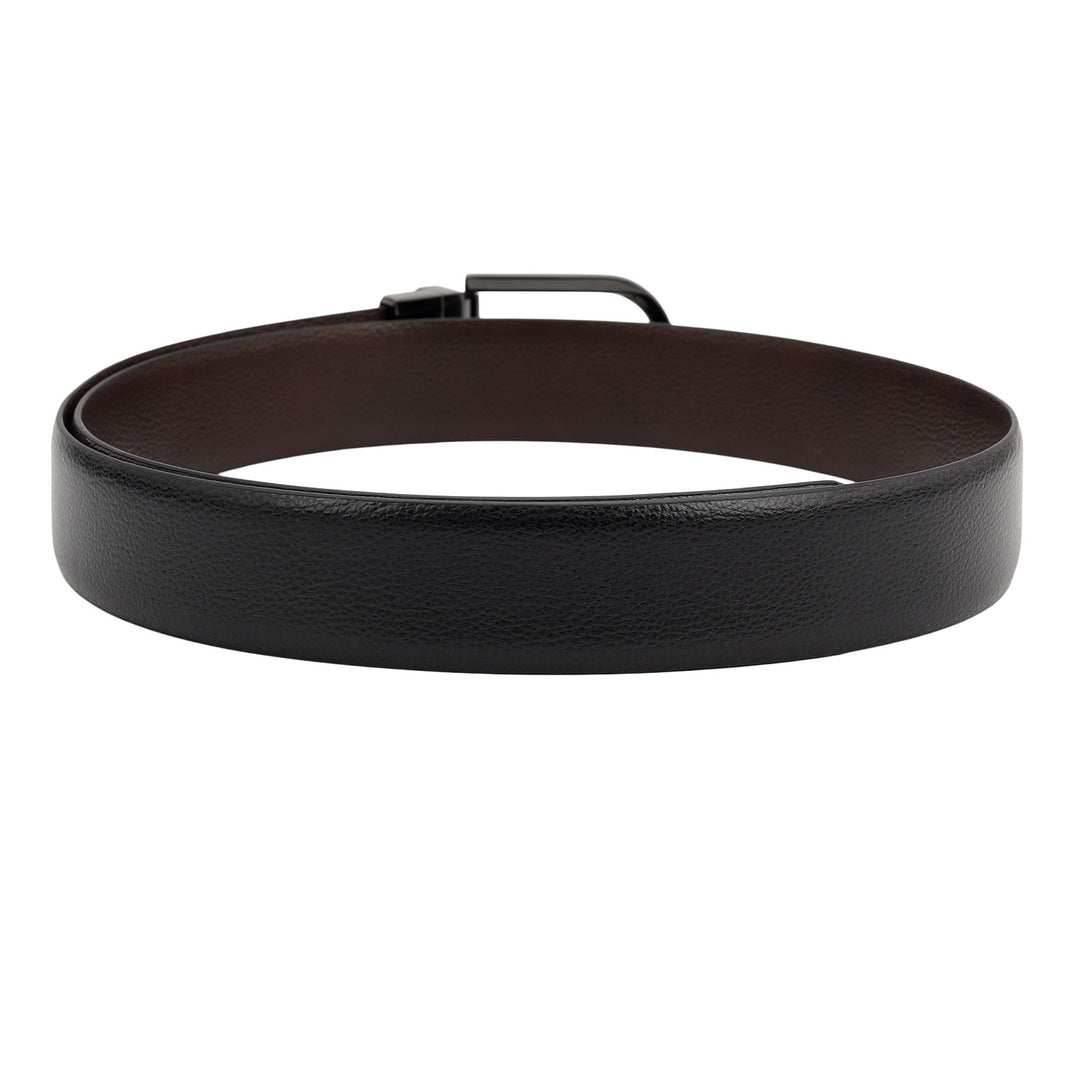 Casual Wax Leather Reversible Mens Belt - Black & Brown