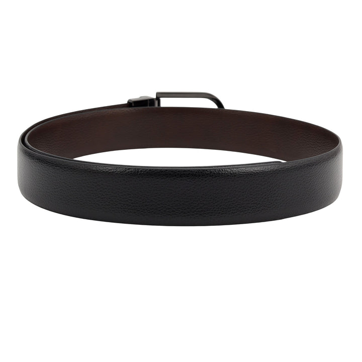 Casual Wax Leather Reversible Mens Belt - Black & Brown