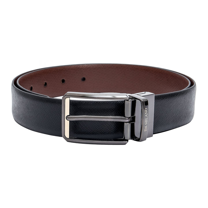 Formal Plain Leather Reversible Mens Belt - Black & Brown