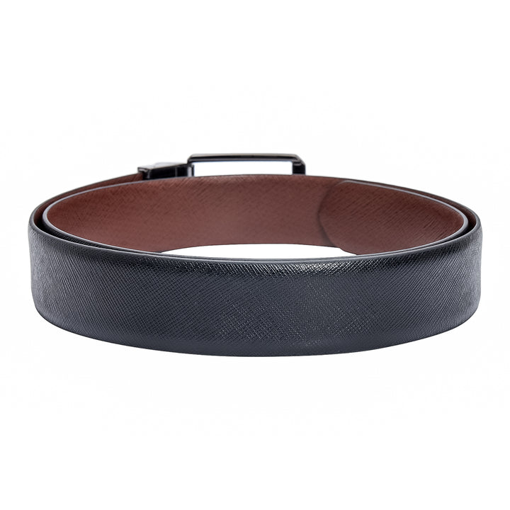 Formal Plain Leather Reversible Mens Belt - Black & Brown