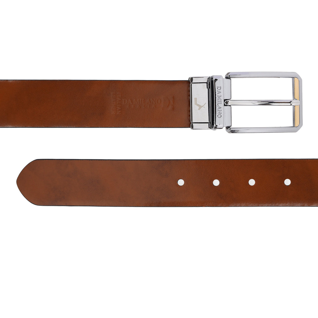 Formal Plain Leather Mens Belt-BLACK