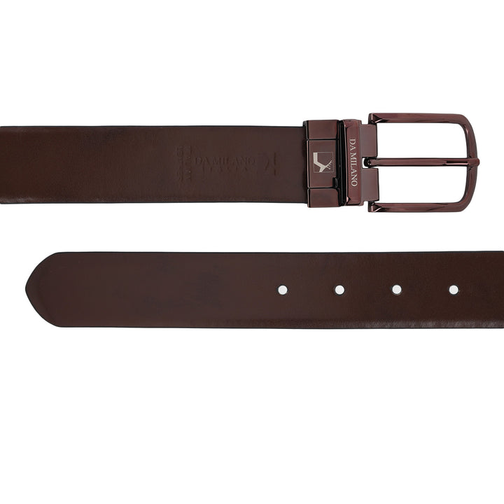 Formal Plain Leather Mens Belt-BLACK