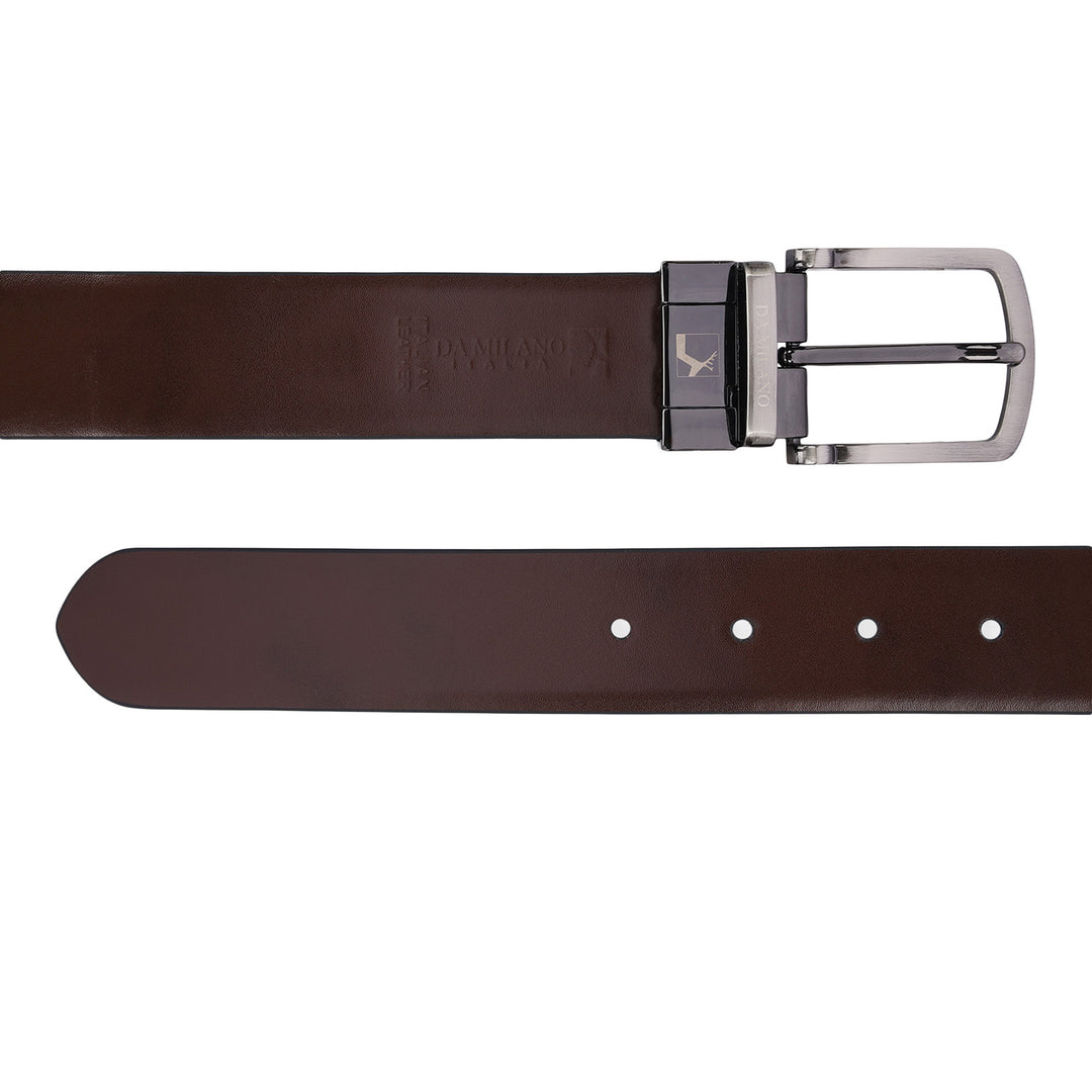 Formal Plain Leather Mens Belt-BLACK
