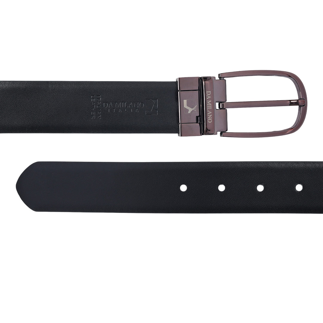 Formal Plain Leather Mens Belt-Brown & Black