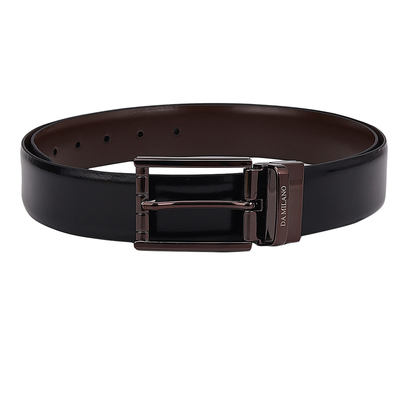 Formal Plain Leather Reversible Mens Belt - Black & Brown