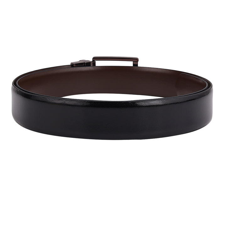 Formal Plain Leather Reversible Mens Belt - Black & Brown