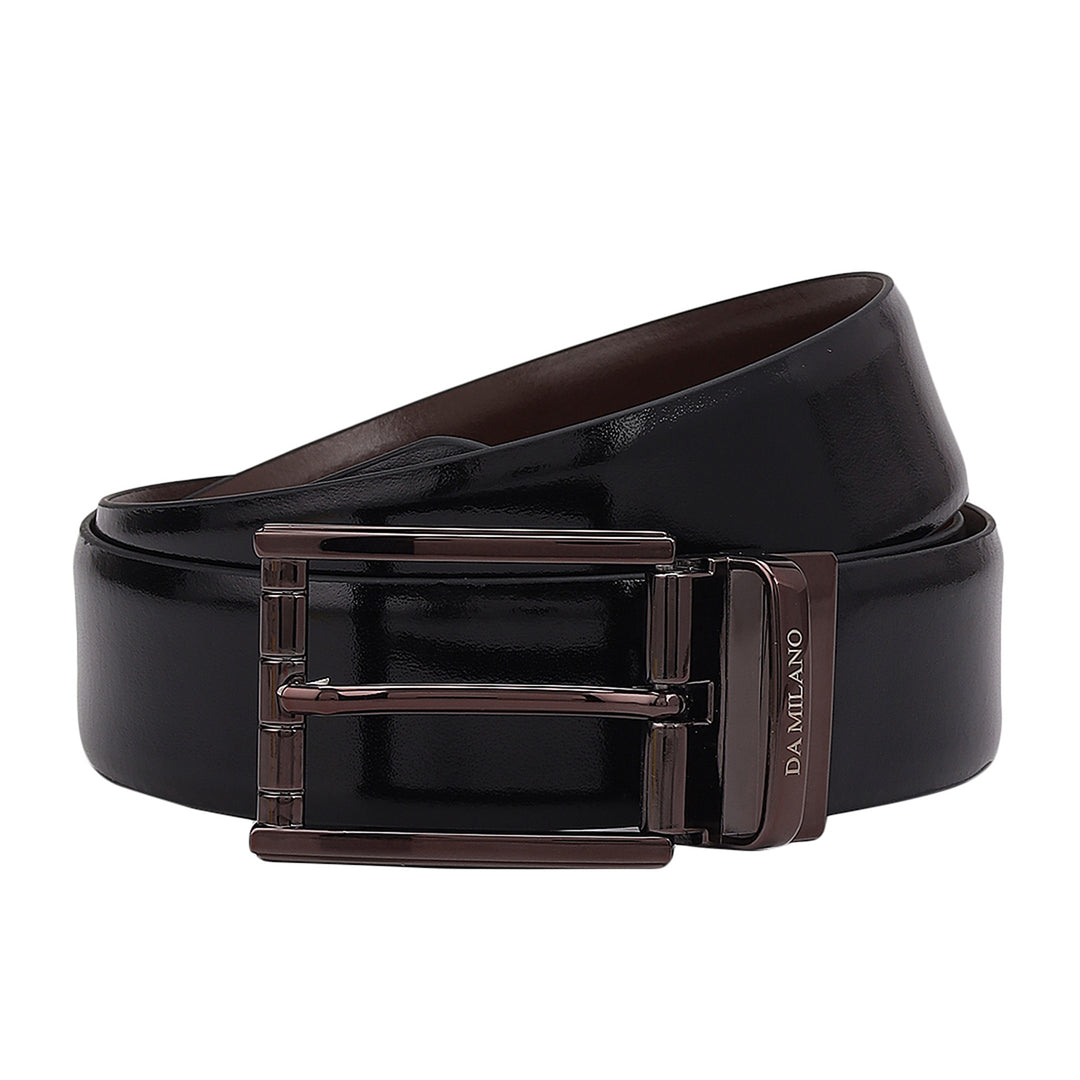 Formal Plain Leather Reversible Mens Belt - Black & Brown