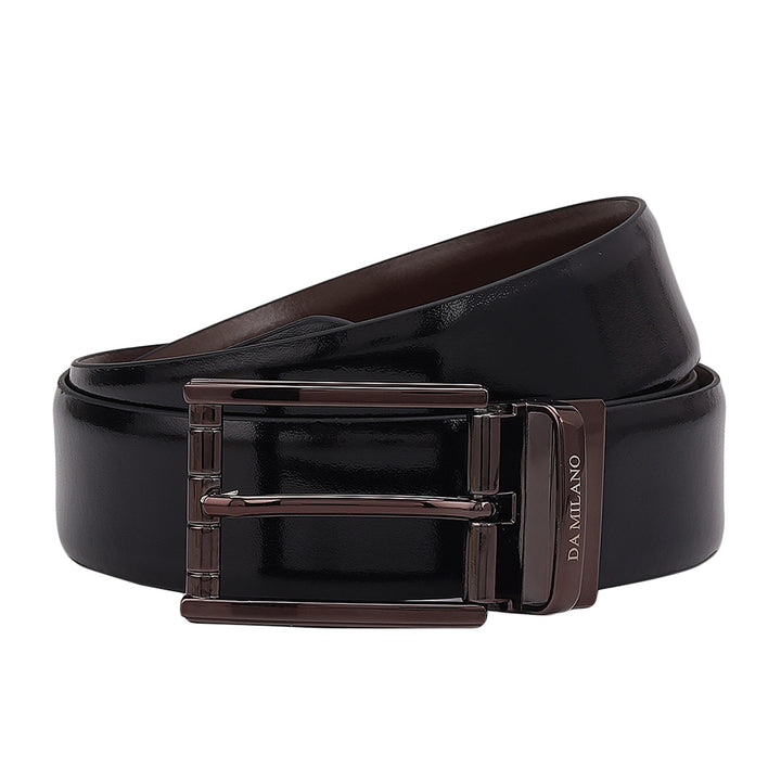 Formal Plain Leather Reversible Mens Belt - Black & Brown