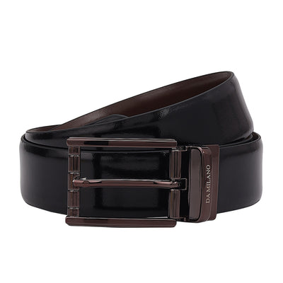 Formal Plain Leather Reversible Mens Belt - Black & Brown