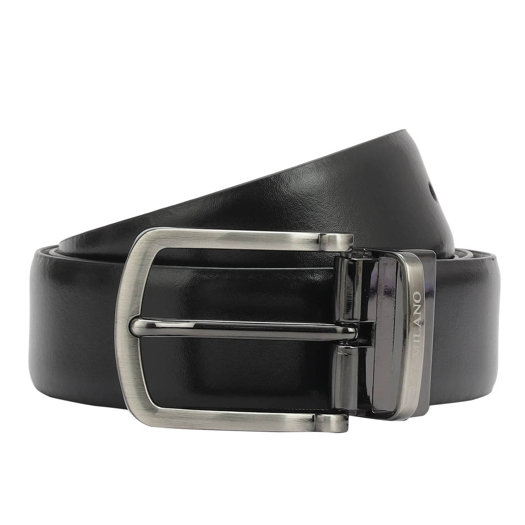 Casual Plain Leather Mens Belt