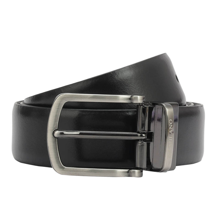 Casual Plain Leather Mens Belt