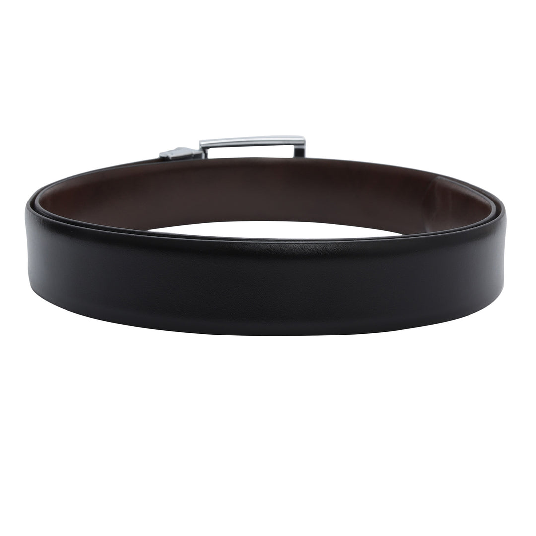 Formal Plain Leather Mens Belt - Black & Brown