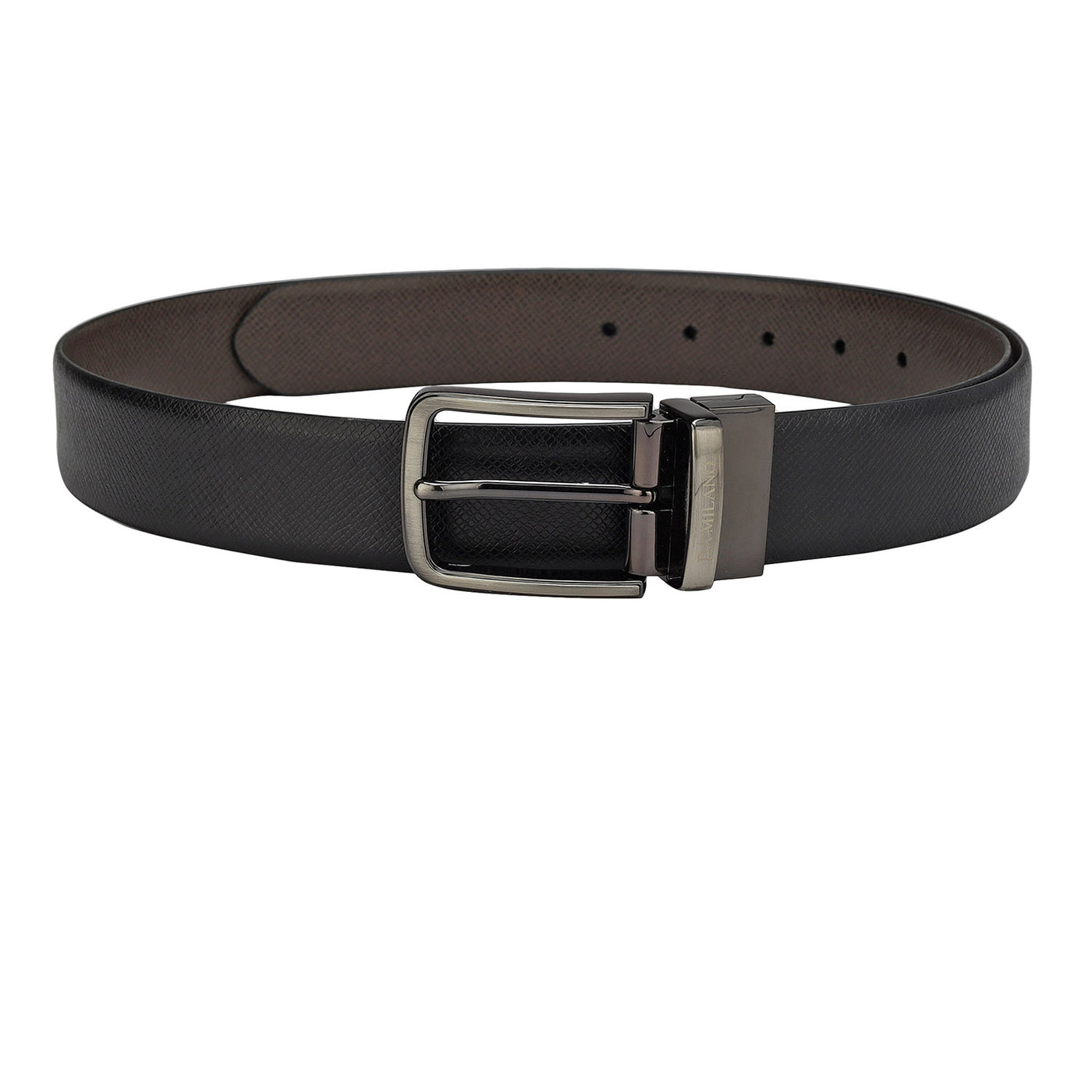 Formal Franzy Leather Mens Belt - Black & Brown