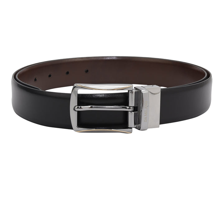 Formal Plain Leather Mens Belt - Black & Brown