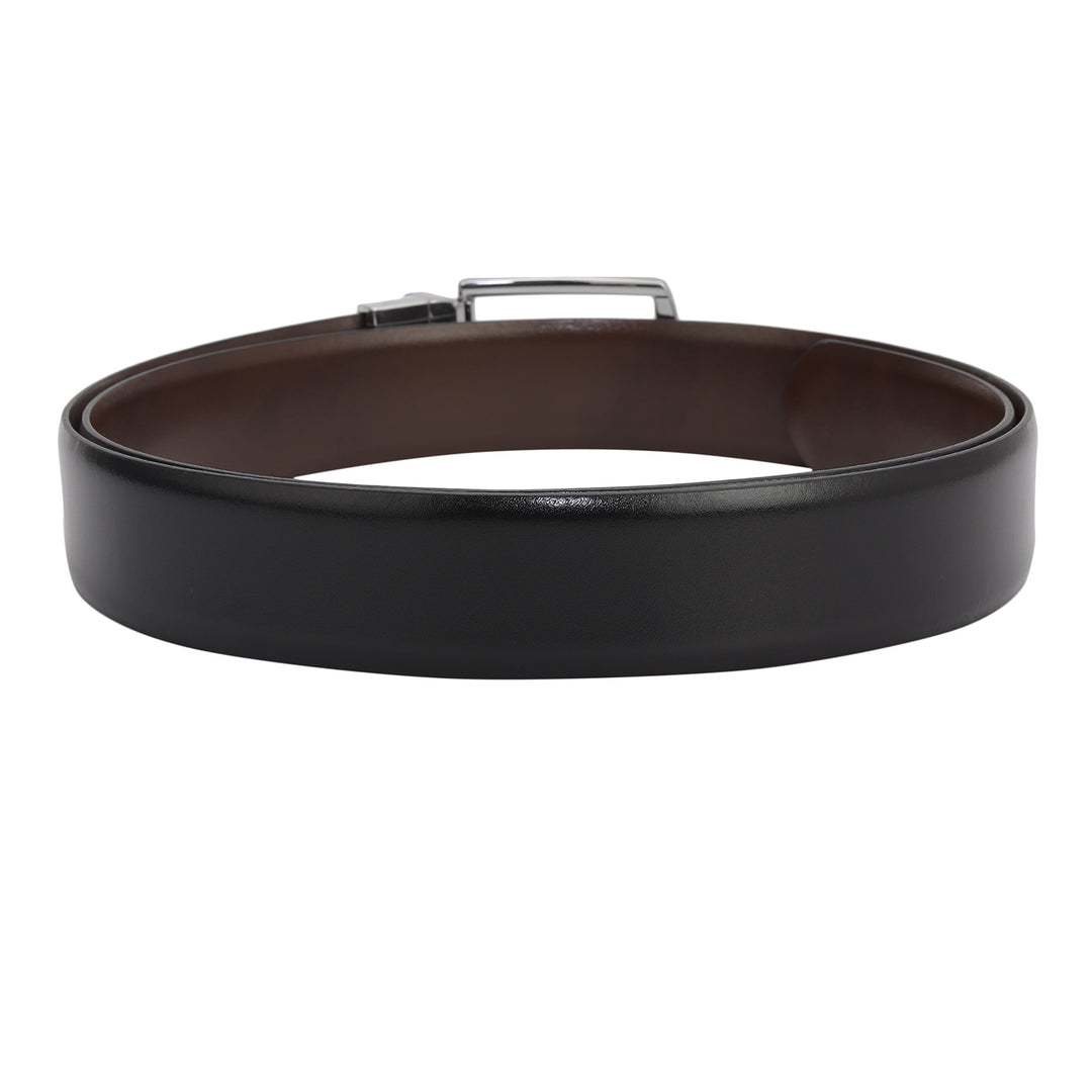 Formal Plain Leather Mens Belt - Black & Brown